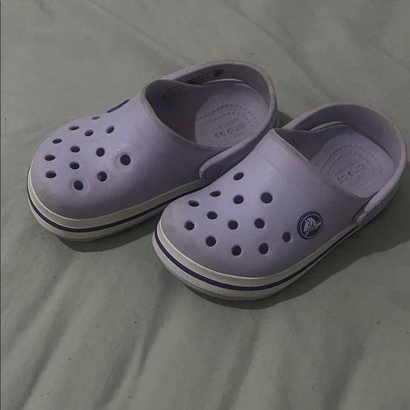 Kids Purple Clogs - Picture 2 of 3